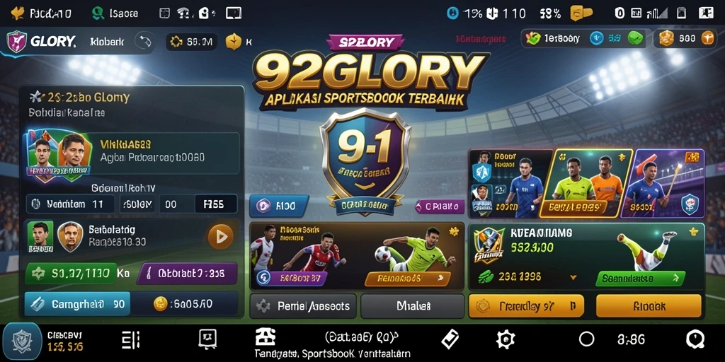 Screenshot gameplay 92GLORY menampilkan tampilan antarmuka yang menarik dan intuitif.