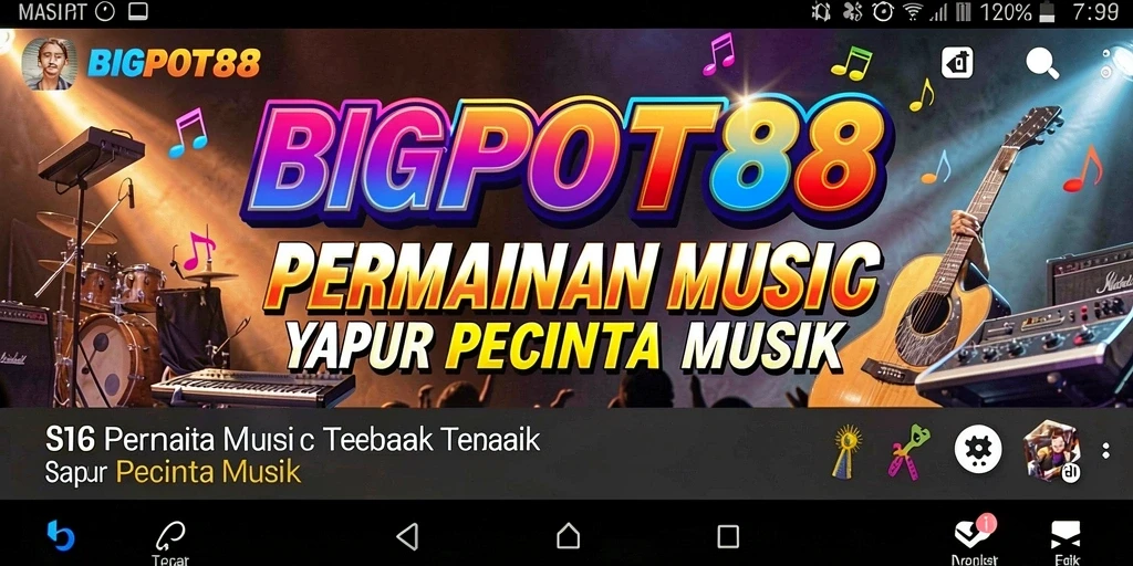 Tampilan seru gameplay BIGPOT88 dengan berbagai lagu menarik.