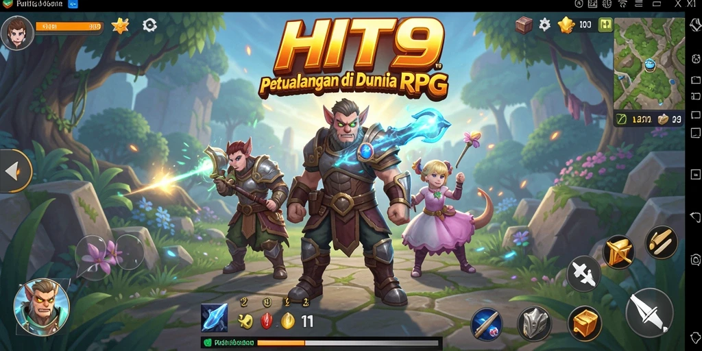 Gameplay yang mendebarkan di dunia fantasi HIT9.