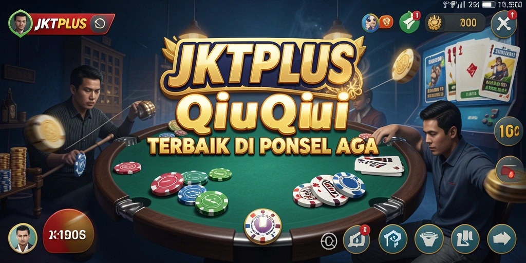 Screenshot dari gameplay QiuQiu yang seru di JKTPLUS.