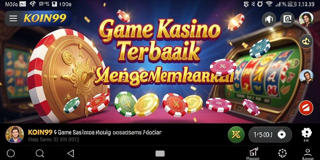 Tangkapan layar utama KOIN99 menampilkan gameplay menyerbu dan mengasyikkan.