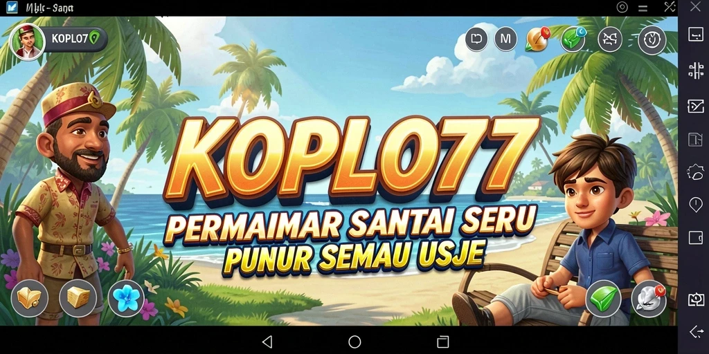 Screenshot KOPLO77 menampilkan gameplay seru dan penuh warna.