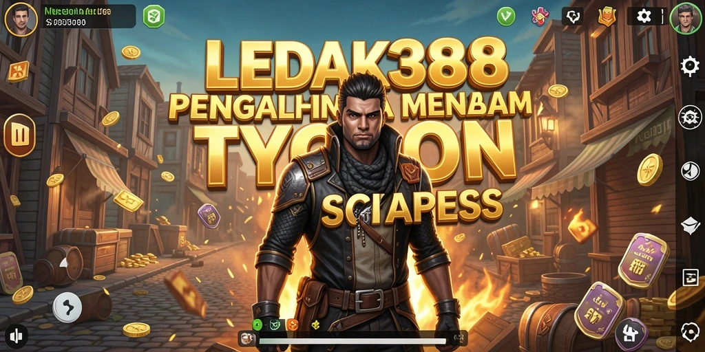 Tampilan gameplay <strong>LEDAK388</strong> yang menggugah selera dalam dunia Tycoon.