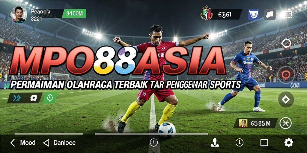 Screenshot MPO88ASIA menampilkan aksi seru di lapangan olahraga.