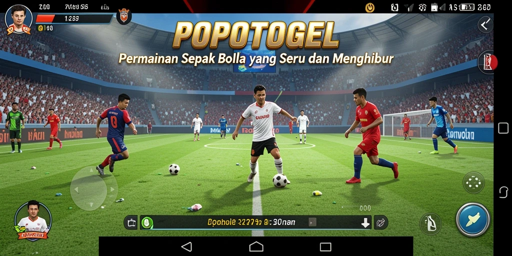 Gameplay POPOTOGEL yang penuh aksi dan seru.