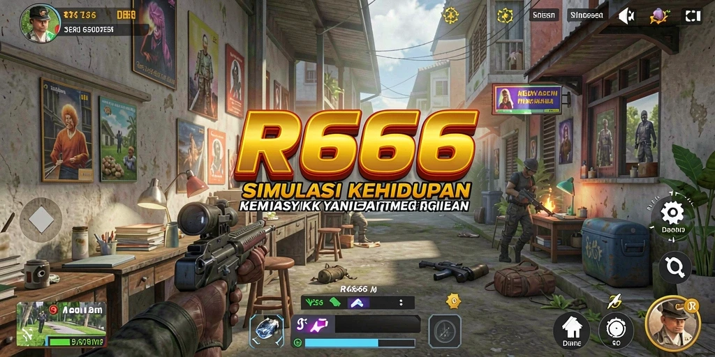 Tampilan gameplay RR666 yang menarik dan imersif.