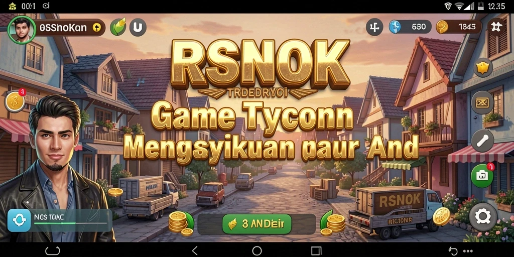 Gameplay Tycoon seru dengan strategi manajemen yang mendalam.