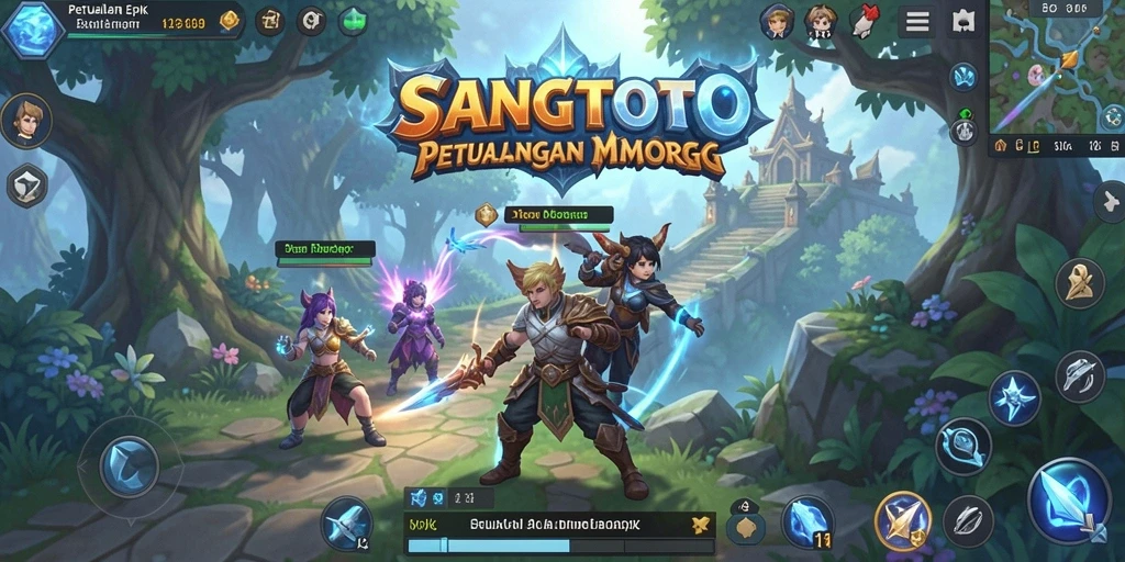 Gameplay SANGTOTO yang seru dalam dunia MMORPG.
