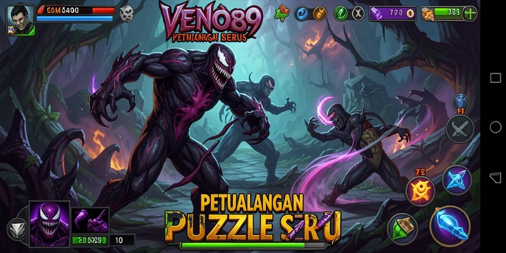 Screenshot yang menunjukkan gameplay menarik dari VENOM889.