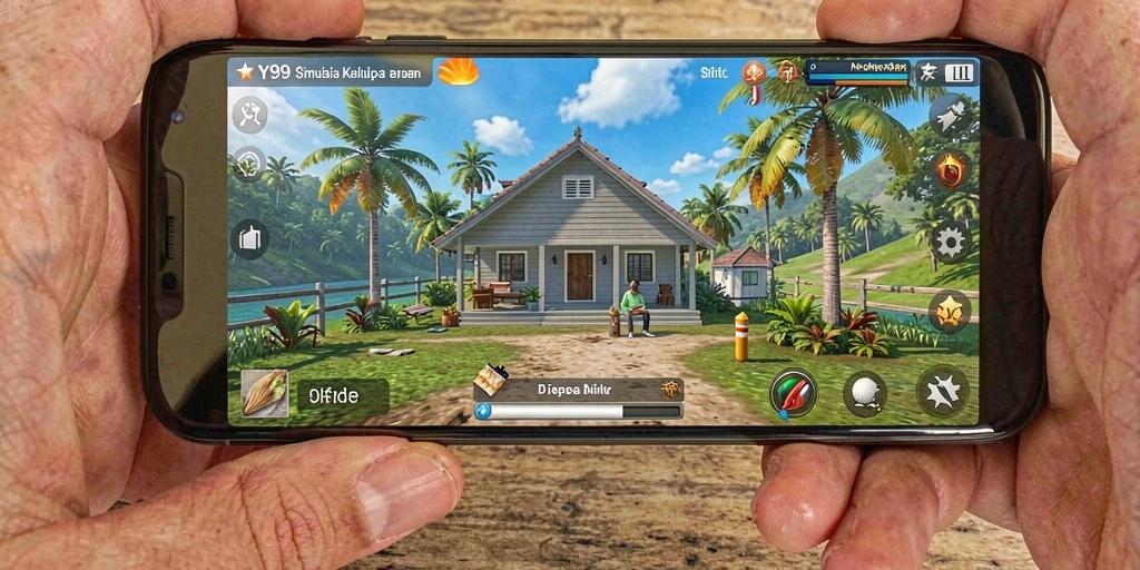 Tampilan gameplay Y89 yang menampilkan interaksi karakter dalam simulasi.