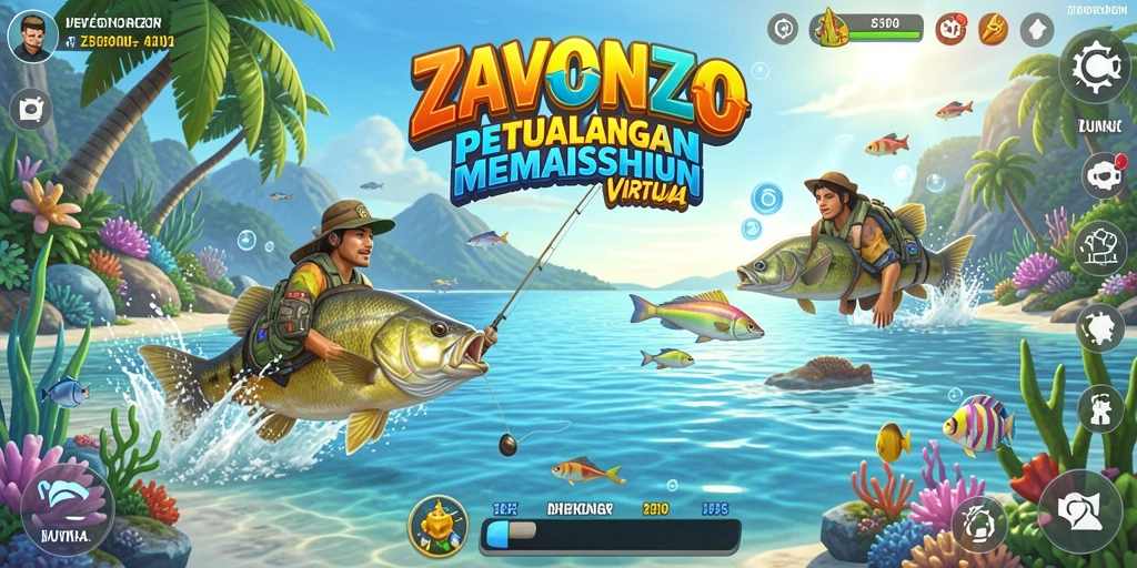 Tangkapan ikan besar di ZAVONZO dengan grafik menawan.